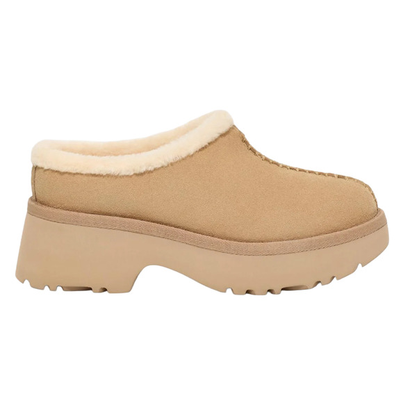 UGG Shoes - UGG New Heights Cozy Clog Platform Slip On Mustard Seed NWT Womens 12